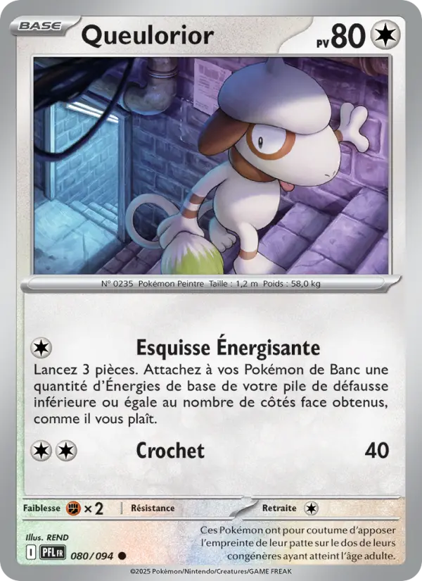 080/094 - Queulorior — Carte Pokémon Flammes Fantasmagoriques 080/94