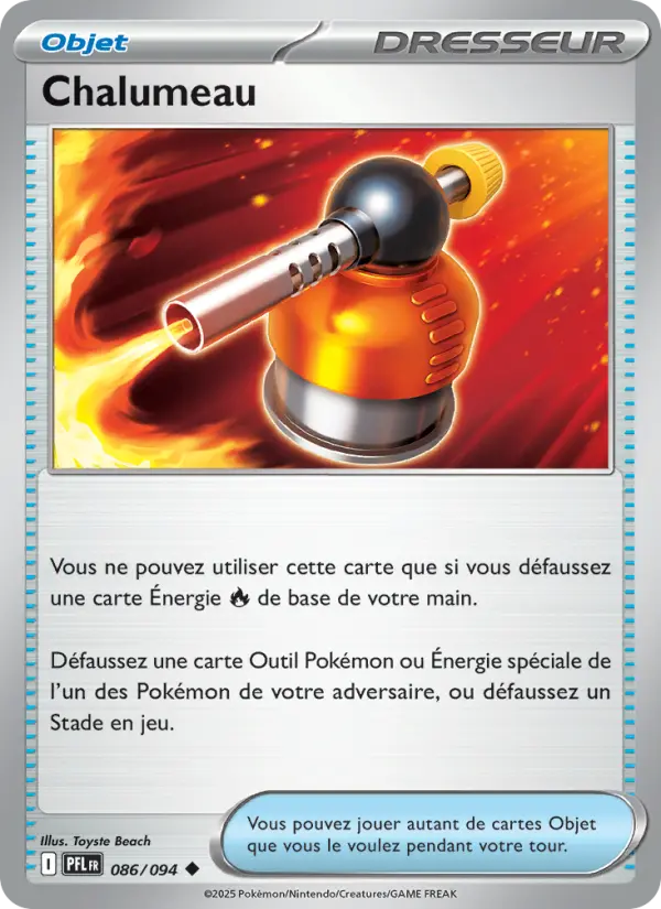086/094 - Chalumeau — Carte Pokémon Flammes Fantasmagoriques 086/94