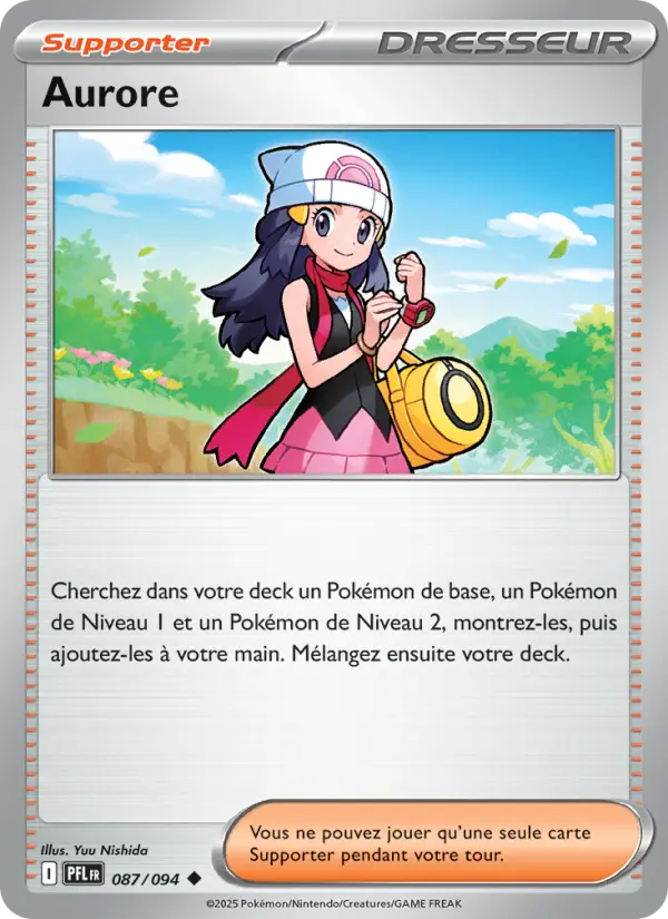 087/094 - Aurore — Carte Pokémon Flammes Fantasmagoriques 087/94
