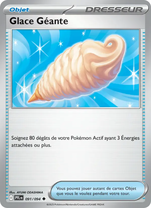 091/094 - Glace Géante — Carte Pokémon Flammes Fantasmagoriques 091/94