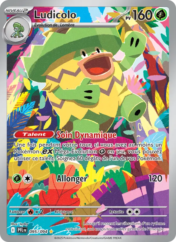095/094 - Ludicolo — Carte Pokémon Flammes Fantasmagoriques 095/94