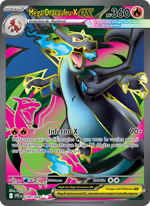 109/094 - Méga-Dracaufeu X EX