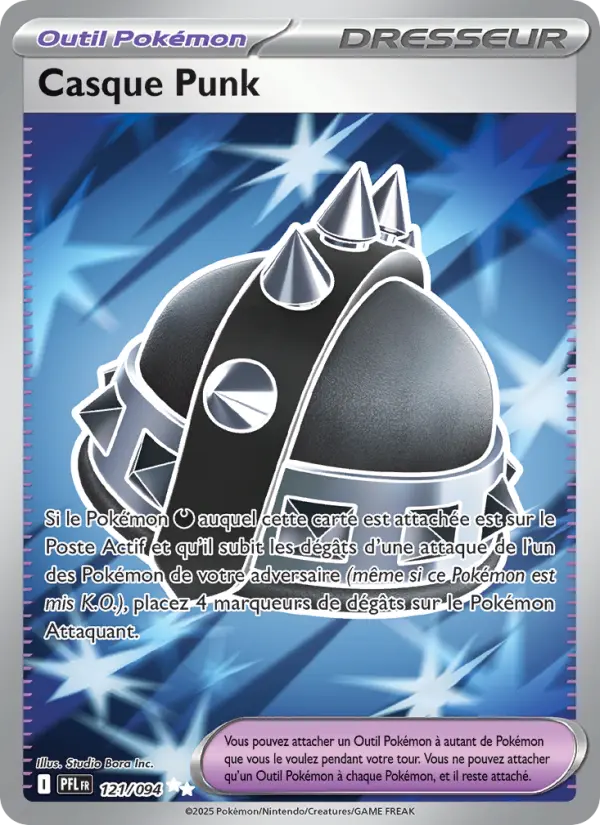 121/094 - Casque Punk — Carte Pokémon Flammes Fantasmagoriques 121/94