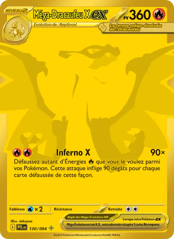 130/094 - Méga-Dracaufeu X EX