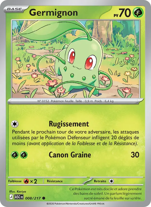 Germignon — Carte Pokémon 008 Héros Transcendants
