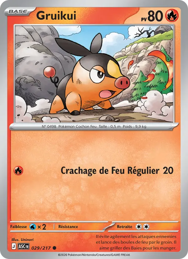 Gruikui — Carte Pokémon 029 Héros Transcendants