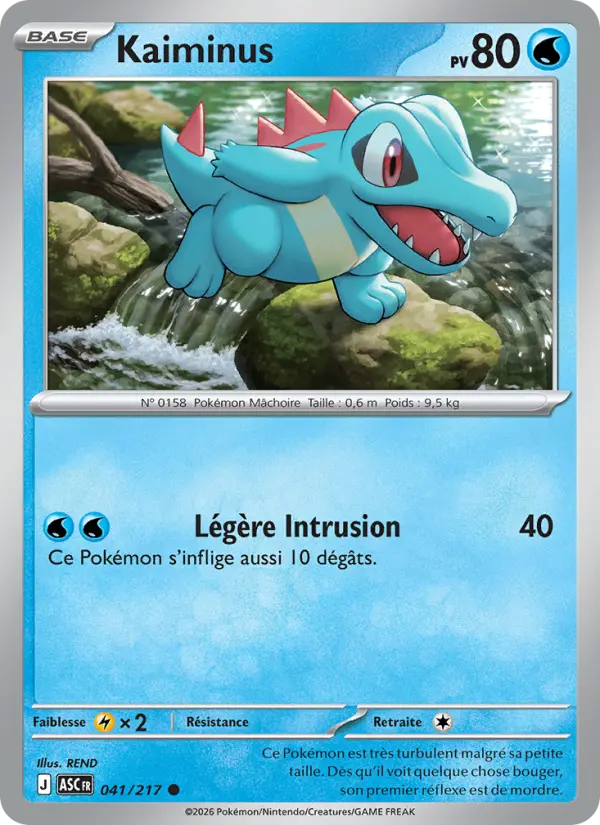 Kaiminus — Carte Pokémon 041 Héros Transcendants