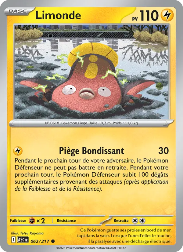 Limonde — Carte Pokémon 062 Héros Transcendants