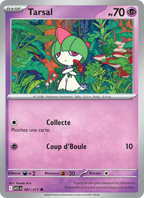 087/217 - Tarsal — Carte Pokémon Héros Transcendants 087/217