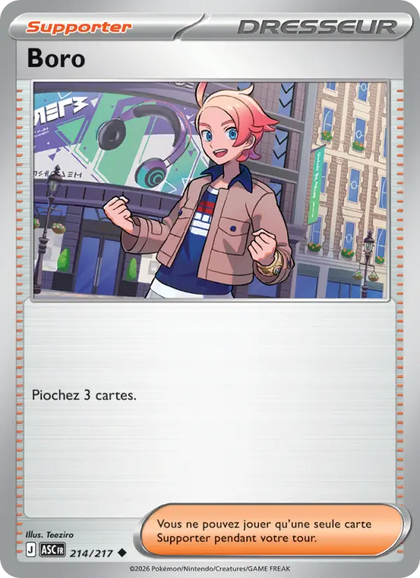 214/217 - Boro — Carte Pokémon Héros Transcendants 214/217