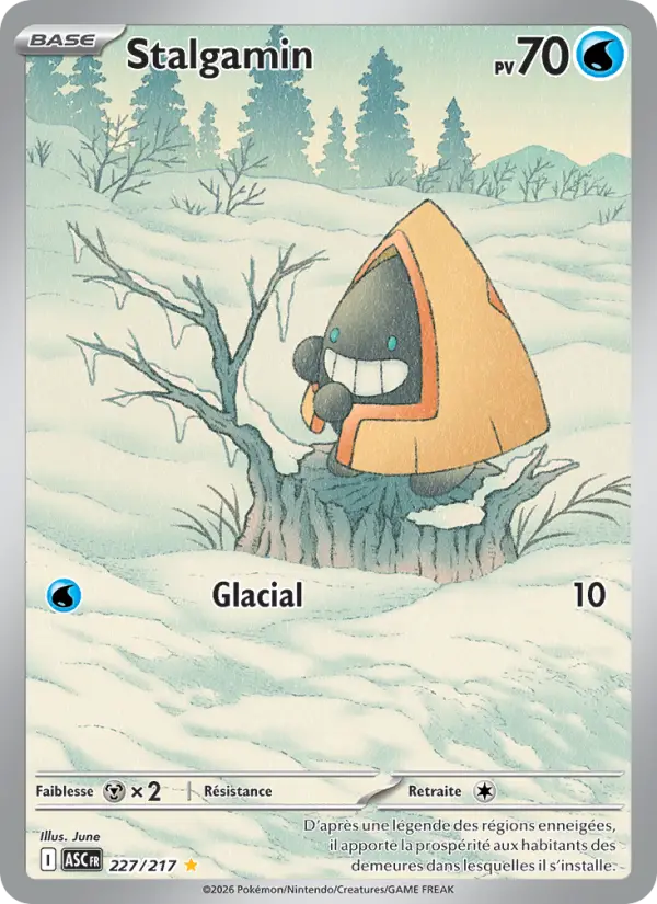 227/217 - Stalgamin — Carte Pokémon Héros Transcendants 227/217