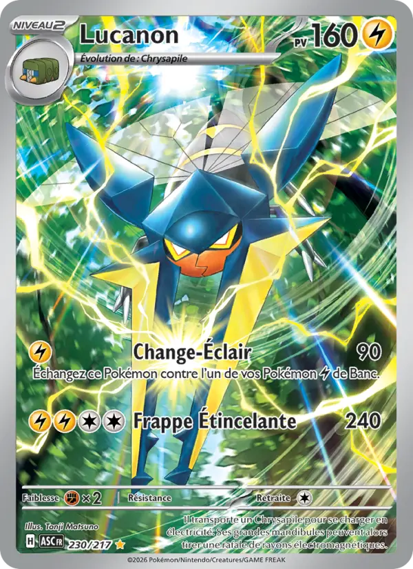 Lucanon — Carte Pokémon 230 Héros Transcendants