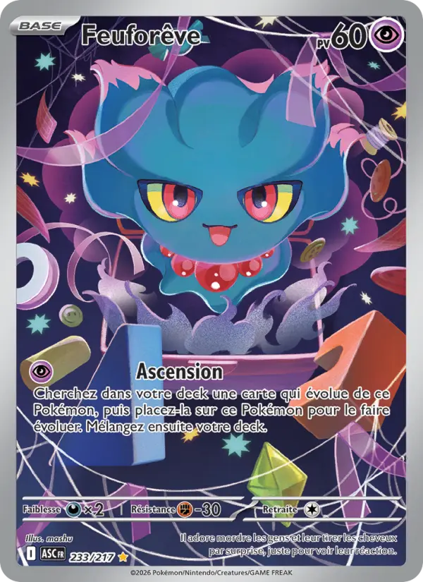 233/217 - Feuforêve — Carte Pokémon Héros Transcendants 233/217