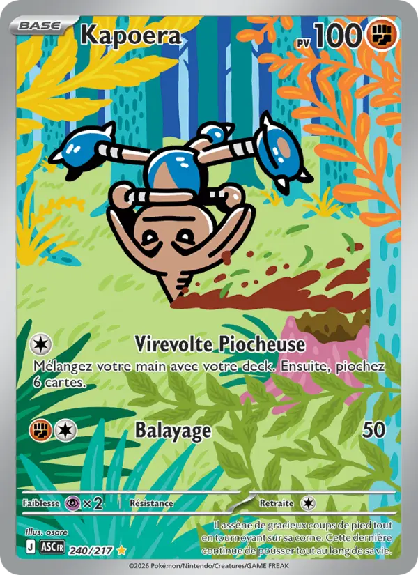 240/217 - Kapoera — Carte Pokémon Héros Transcendants 240/217