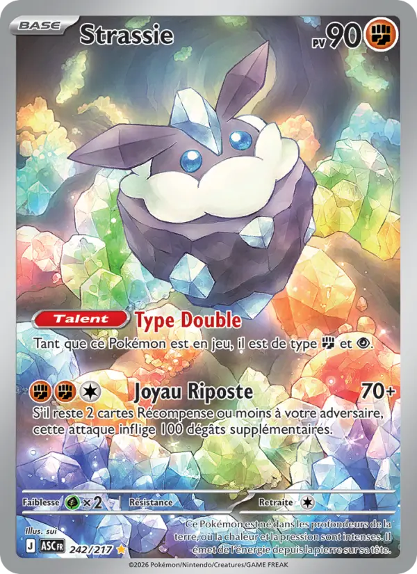Strassie — Carte Pokémon 242 Héros Transcendants