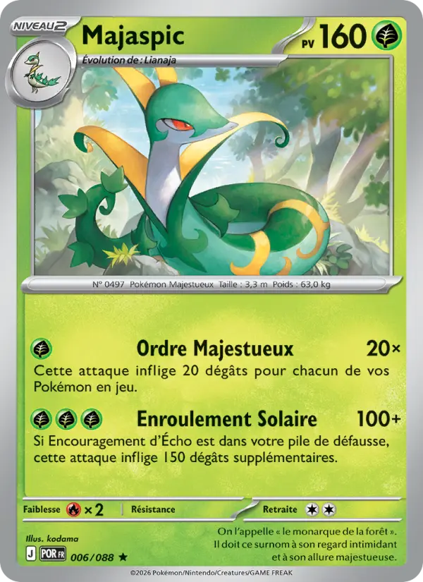 006/088 - Majaspic — Carte Pokémon Équilibre Parfait 006/88