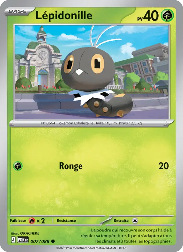 007/088 - Lépidonille — Carte Pokémon ME03 PlayShop