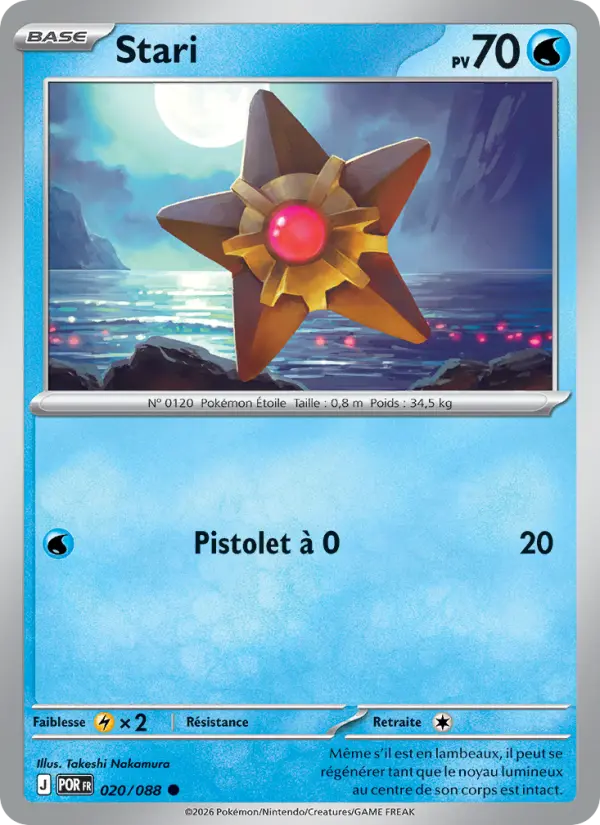 020/088 - Stari — Carte Pokémon Équilibre Parfait 020/88