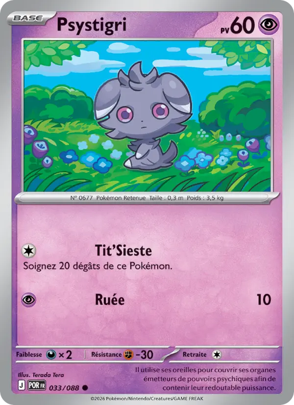 033/088 - Psystigri — Carte Pokémon Équilibre Parfait 033/88