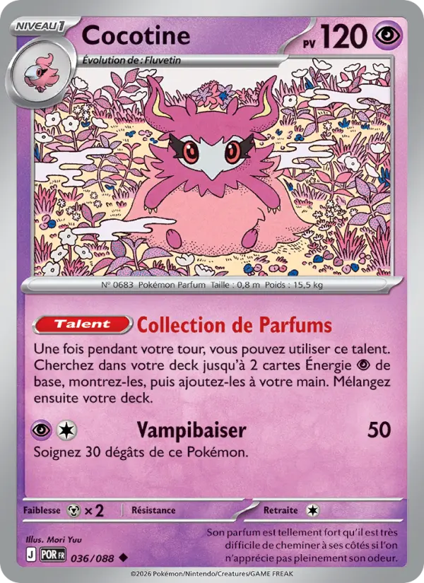 036/088 - Cocotine — Carte Pokémon Équilibre Parfait 036/88