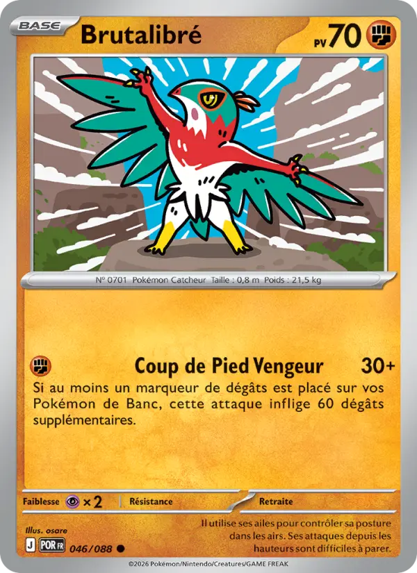 046/088 - Brutalibré — Carte Pokémon Équilibre Parfait 046/88