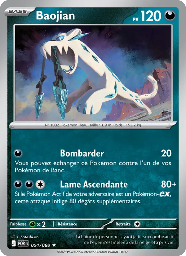 054/088 - Baojian — Carte Pokémon Équilibre Parfait 054/88