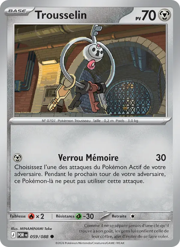 059/088 - Trousselin — Carte Pokémon Équilibre Parfait 059/88