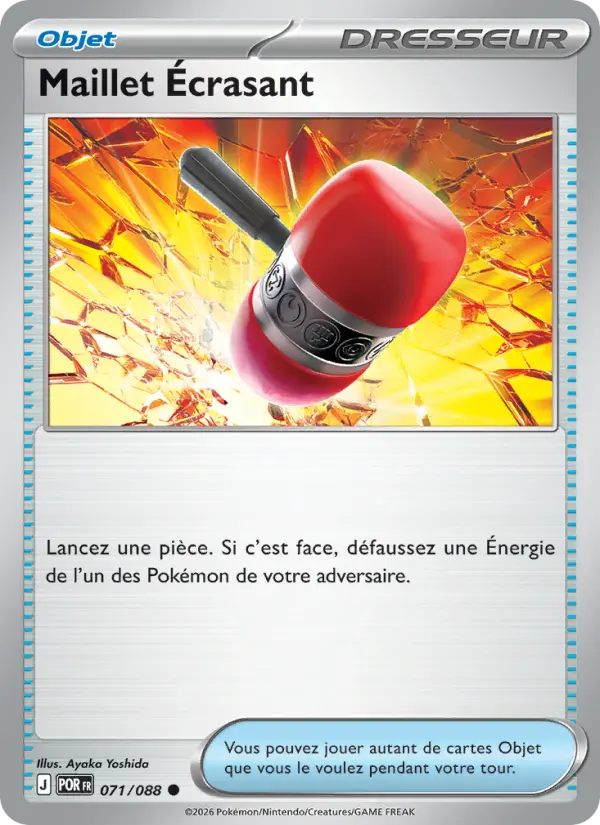 071/088 - Maillet Écrasant — Carte Pokémon Équilibre Parfait 071/88