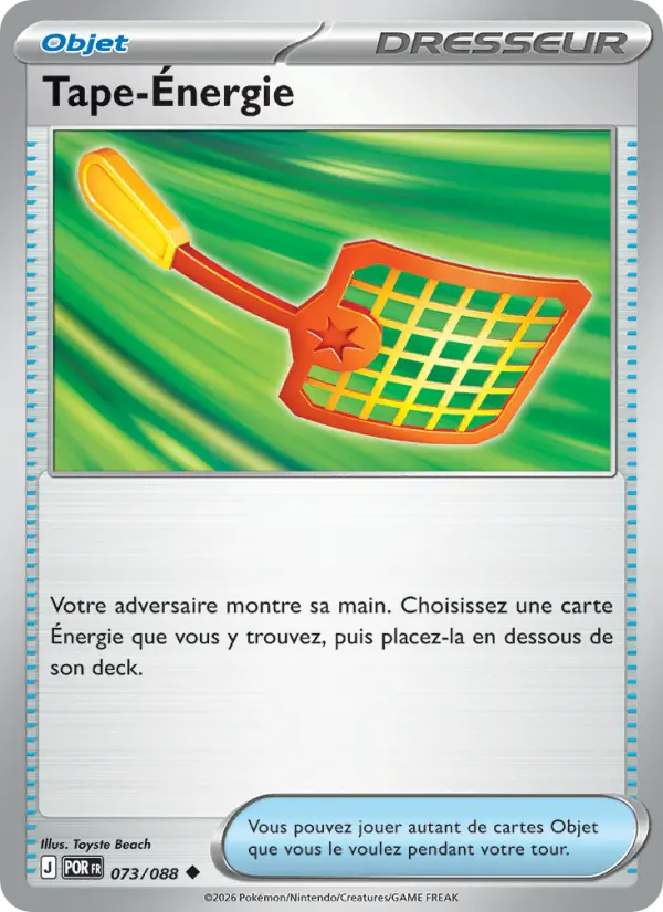 073/088 - Tape-Énergie — Carte Pokémon Équilibre Parfait 073/88