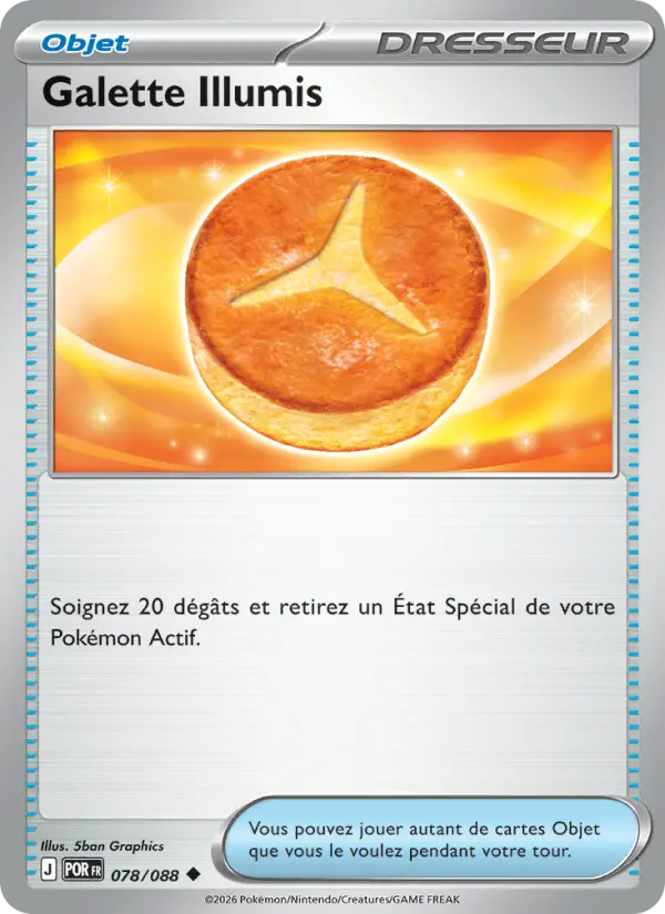 078/088 - Galette Illumis — Carte Pokémon Équilibre Parfait 078/88