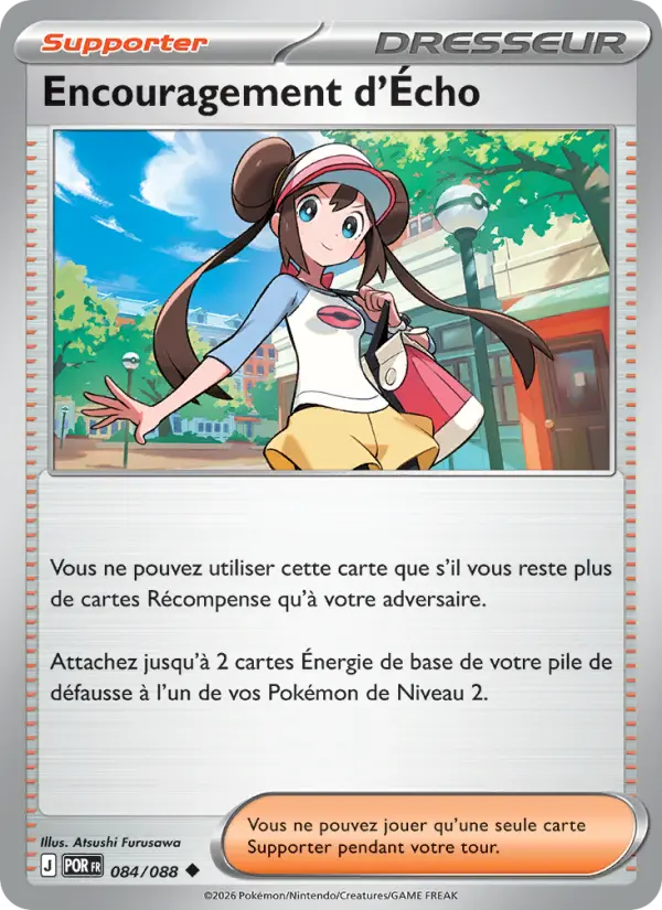 084/088 - Encouragement d'Écho — Carte Pokémon Équilibre Parfait 084/88