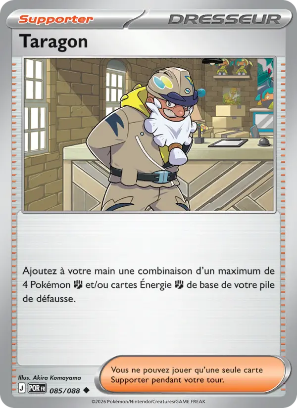 085/088 - Taragon — Carte Pokémon Équilibre Parfait 085/88