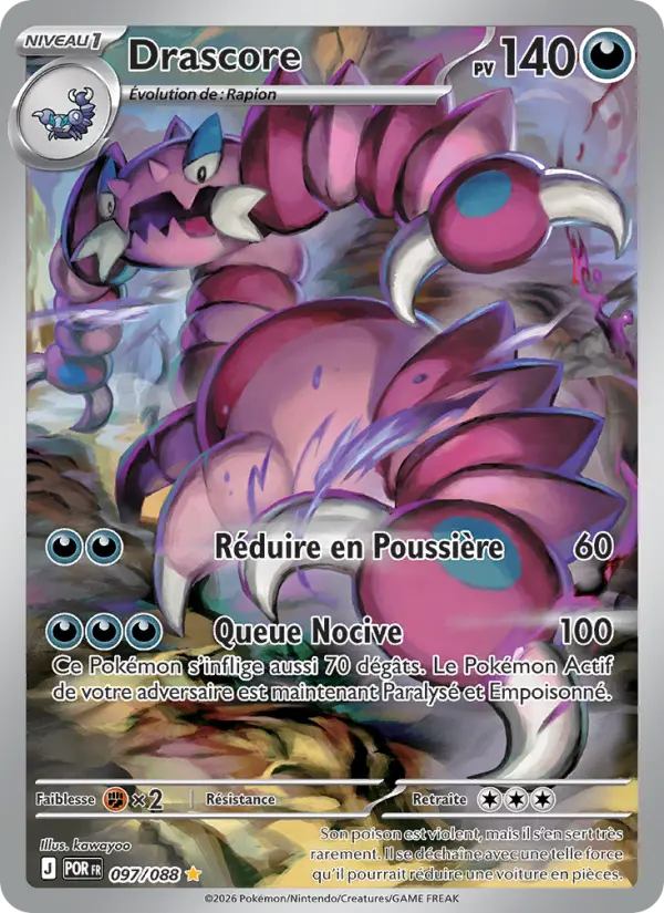 097/088 - Drascore — Carte Pokémon Équilibre Parfait 097/88