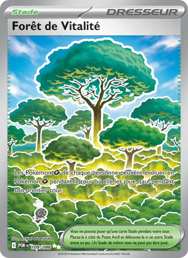 109/088 - Forêt de Vitalité — Carte Pokémon Équilibre Parfait 109/88