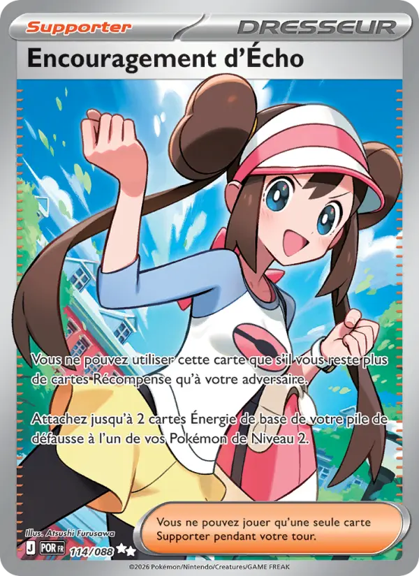 114/088 - Encouragement d'Écho — Carte Pokémon Équilibre Parfait 114/88