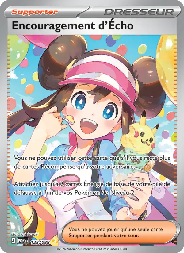 123/088 - Encouragement d'Écho — Carte Pokémon Équilibre Parfait 123/88