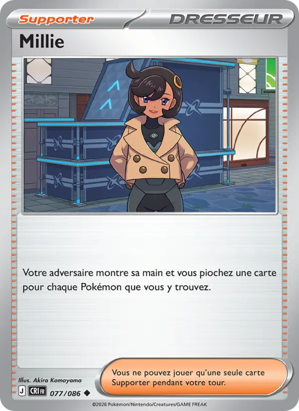 077/086 - Millie — Carte Pokémon Chaos Ascendant 077/86