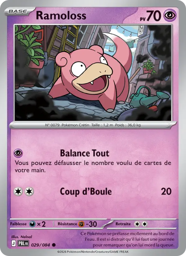 029/084 - Ramoloss — Carte Pokémon Nuit Noire 029/84
