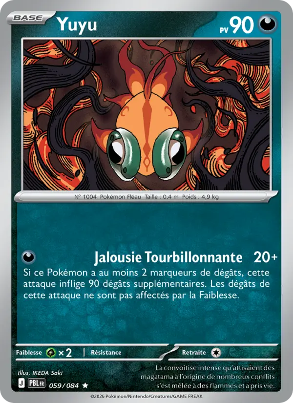 059/084 - Yuyu — Carte Pokémon Nuit Noire 059/84
