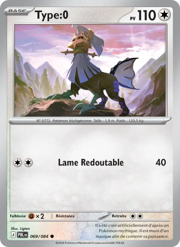 069/084 - Type:0 — Carte Pokémon Nuit Noire 069/84