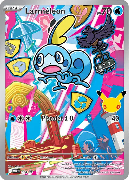 MEP054 - Larméléon — Carte Pokémon MEP Black Star Promos 054/