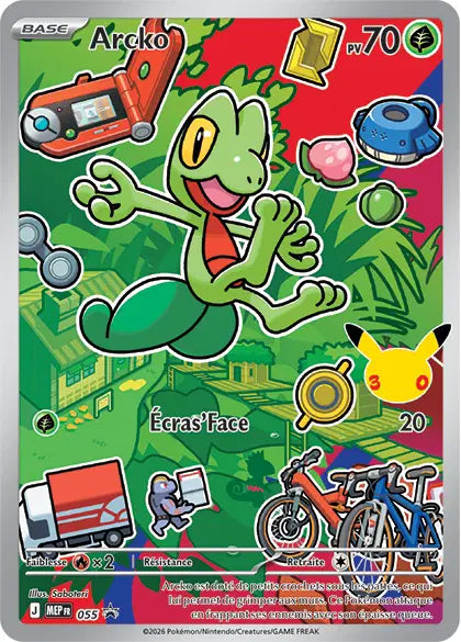 MEP055 - Arcko — Carte Pokémon MEP Black Star Promos 055/
