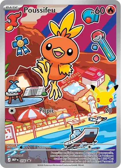 MEP056 - Poussifeu — Carte Pokémon MEP Black Star Promos 056/