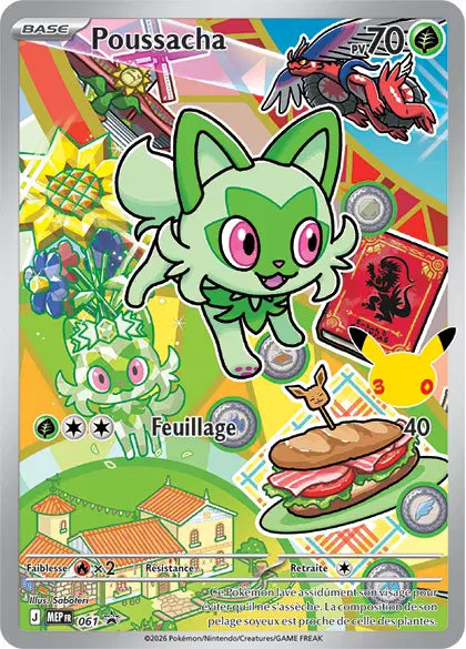 MEP061 - Poussacha — Carte Pokémon MEP Black Star Promos 061/