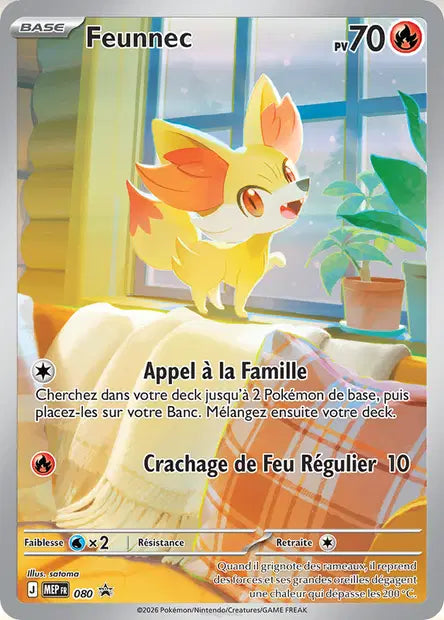 MEP080 - Feunnec — Carte Pokémon MEP Black Star Promos 080/
