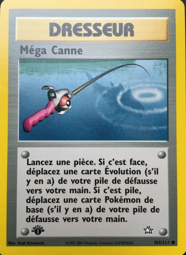 103/111 - Méga Canne — Carte Pokémon Neo Genesis 103/111