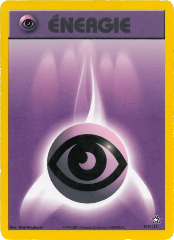 110/111 - Énergie Psy — Carte Pokémon Neo Genesis 110/111