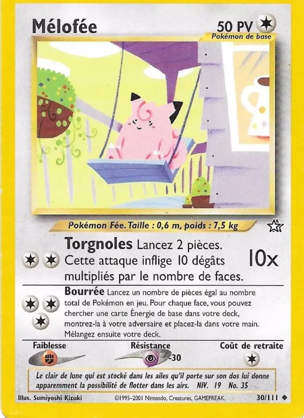 Mélofée — Carte Pokémon 30 Neo Genesis