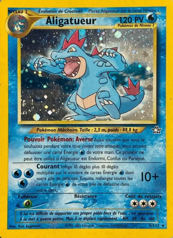 Aligatueur — Carte Pokémon 5 Neo Genesis