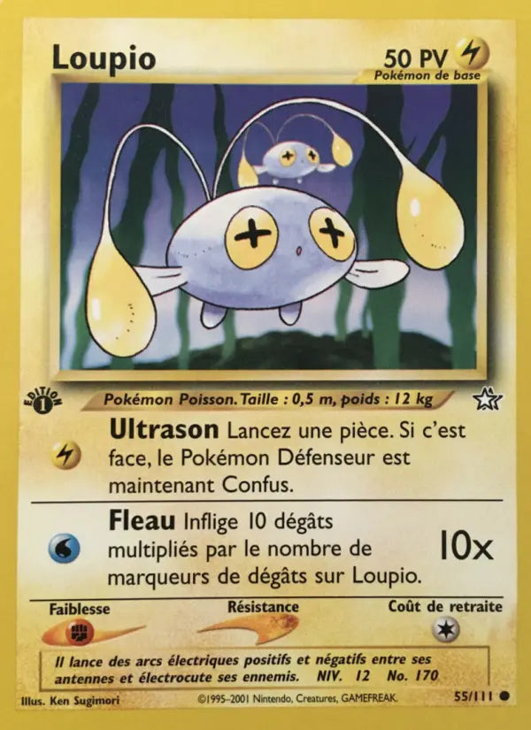 Loupio — Carte Pokémon 55 Neo Genesis